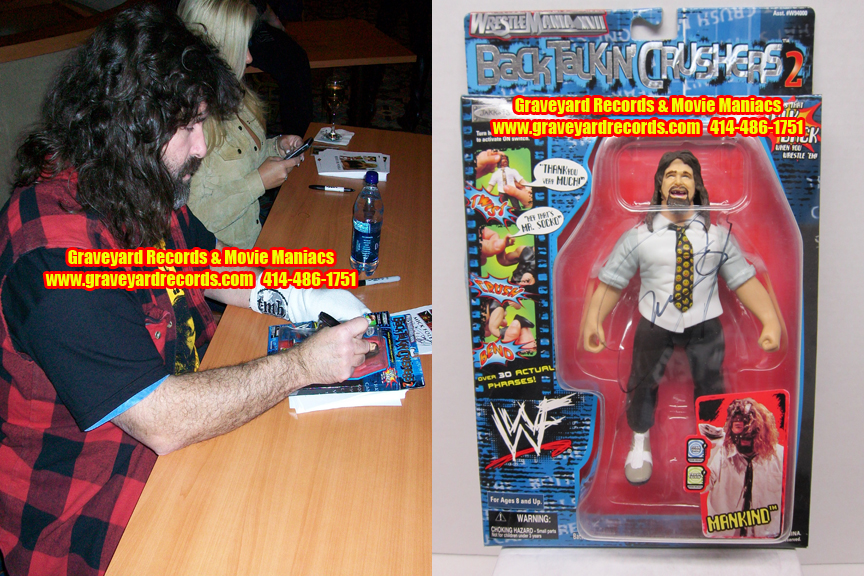 8" WWF Back Talkin Crushers Mick Foley Autographed Figure